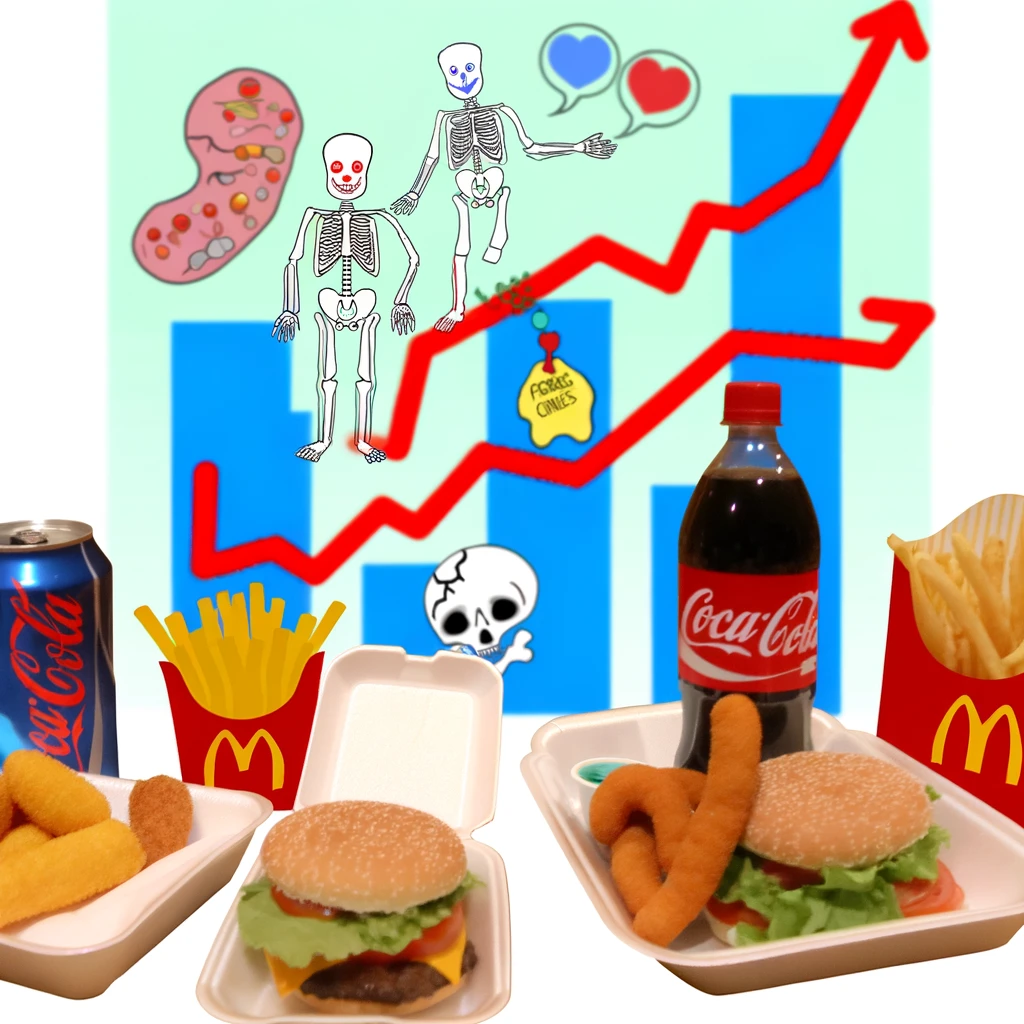 Problèmes de santé liés à l'alimentation moderne